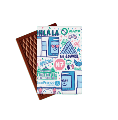 Mini tablette 30g - chocolat noir & sel de camargue