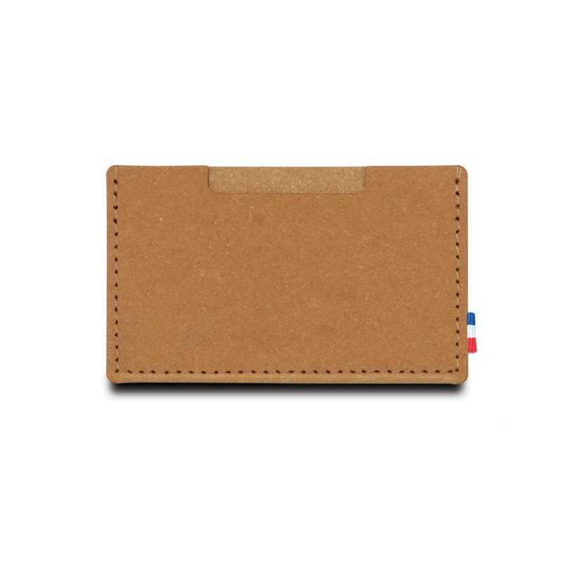 Porte-carte en cuir recyclé personnalisable Made in France - 3