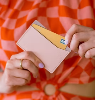 Porte-carte en cuir recyclé personnalisable Made in France - 6