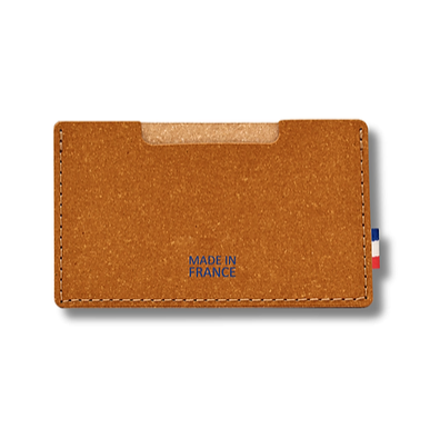 Porte-carte en cuir recyclé personnalisable Made in France - 2