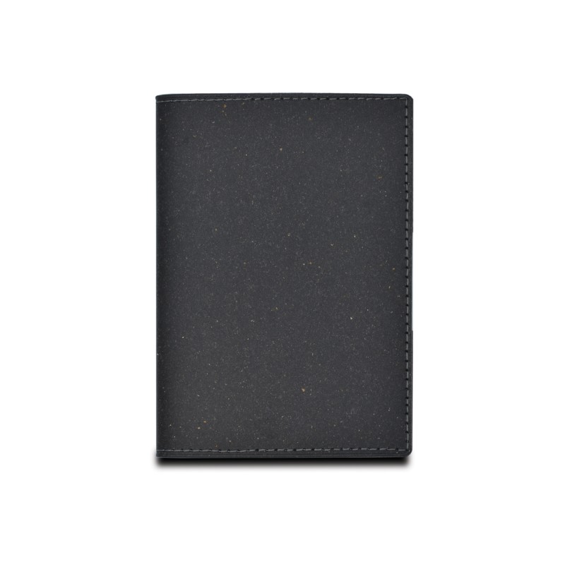 Porte passeport en cuir recyclé personnalisable Made in France - 2