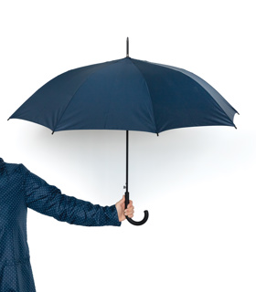 Parapluie 23" en rPET 190T avec ouverture auto Impact AWARE - 3