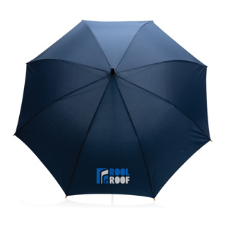 Parapluie 23" en rPET et bambou ouverture auto Impact AWARE - 4