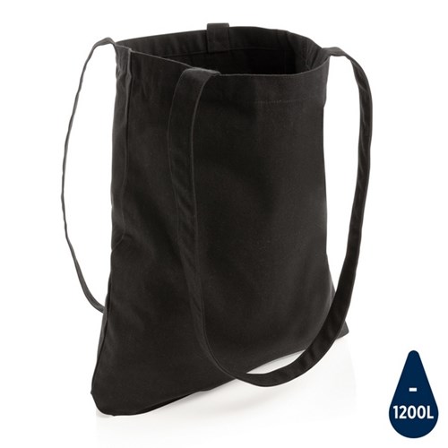 Tote bag en coton recyclé, traçabilité AWARE