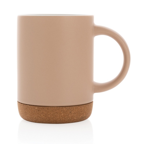 Mug en céramique avec base en liège 280 ml