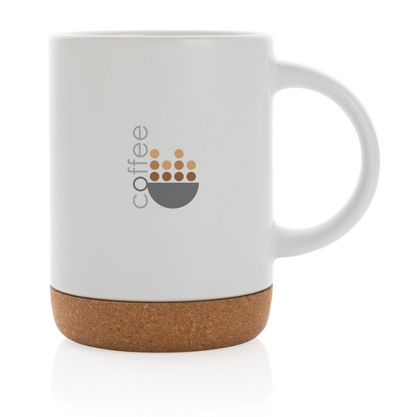 Mug en céramique avec base en liège 280 ml - 38