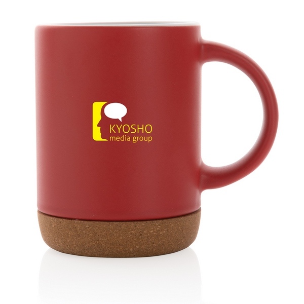 Mug en céramique avec base en liège 280 ml - 39