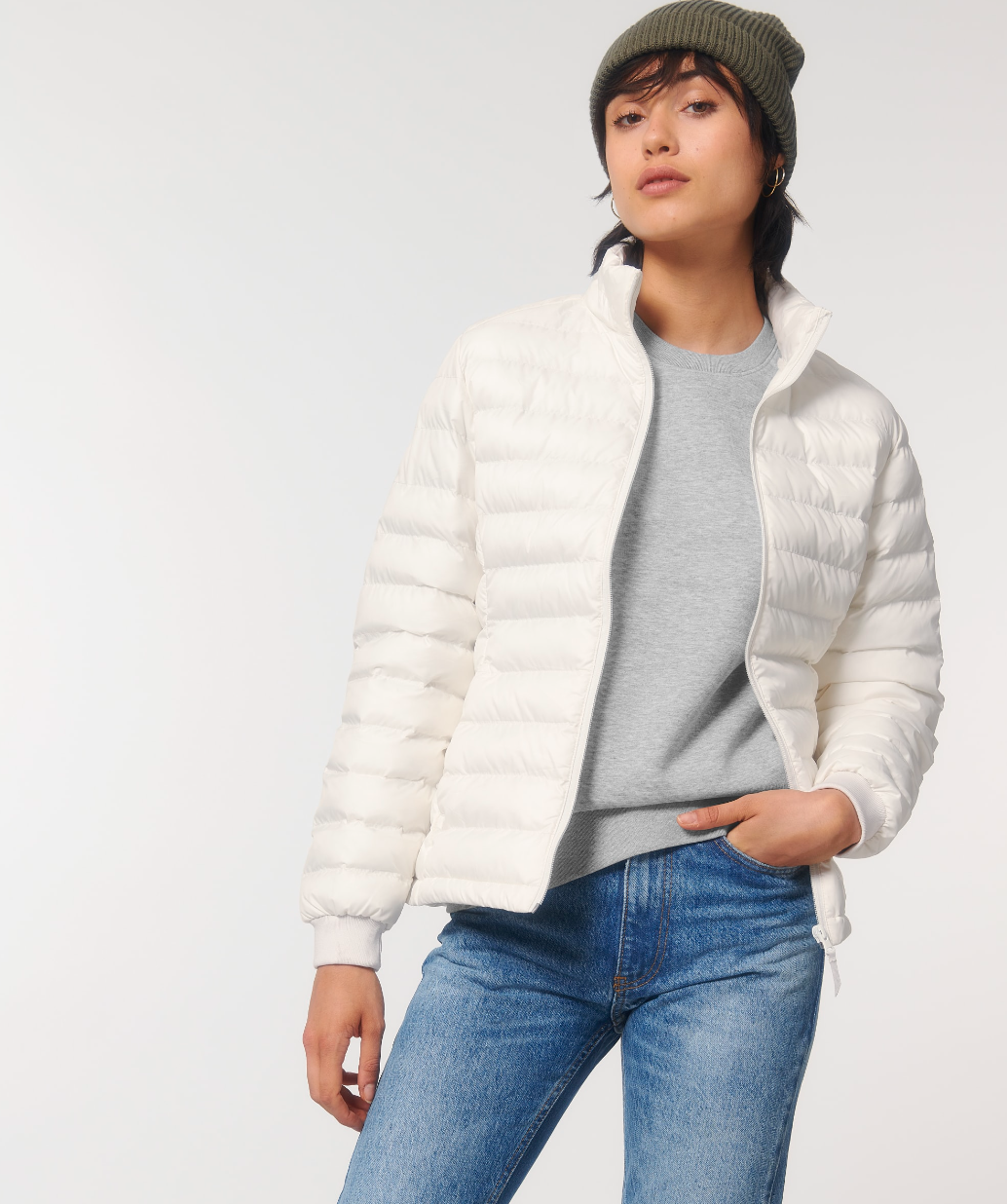 Doudoune manches longues en polyester recyclé - 4