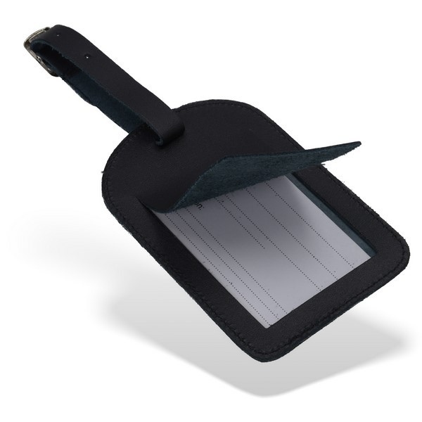 Etiquette à bagage cuir - Made in France