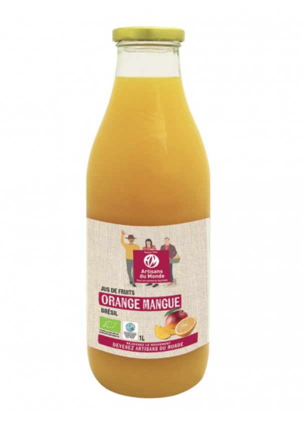 Jus d'orange mangue bio 1L