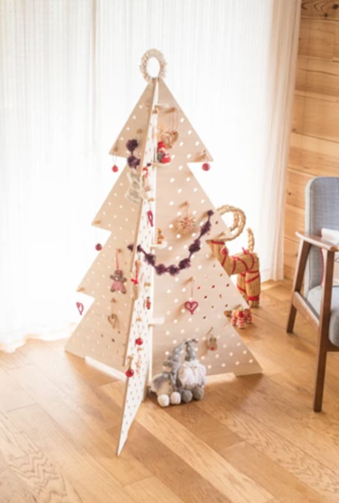 Sapin de noël en bois 120 cm Made in France - 3