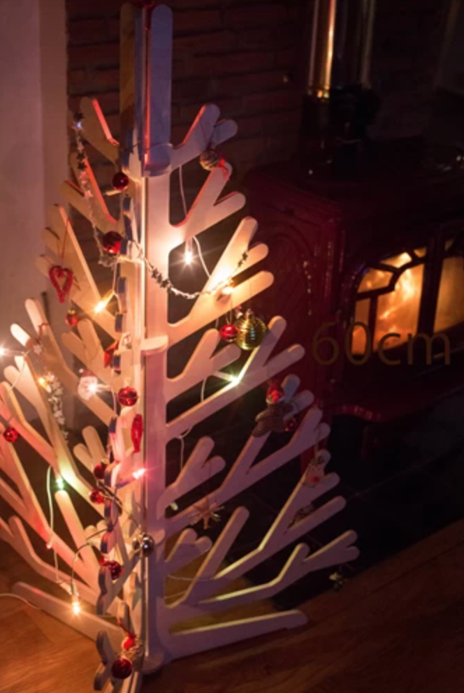 Sapin de noël en bois 120 cm Made in France - 3