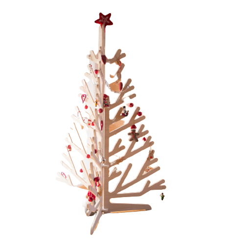 Sapin de noël en bois 120 cm Made in France