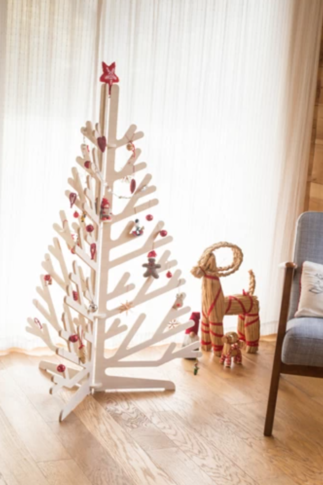 Sapin de noël en bois 120 cm Made in France - 2