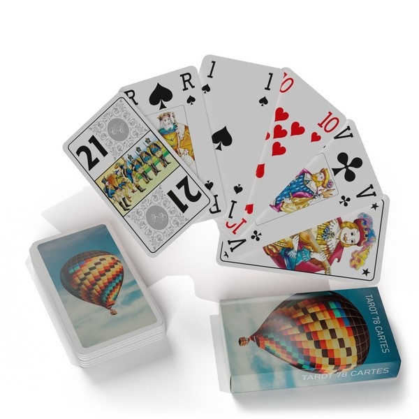 Jeu de tarot gros points - 78 cartes Made in Europe