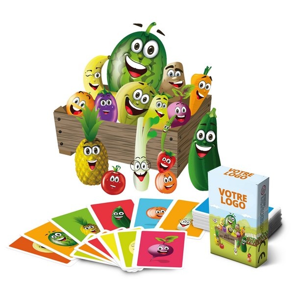 Jeu de mémo "Fruits et légumes" - 44 cartes Made in Europe