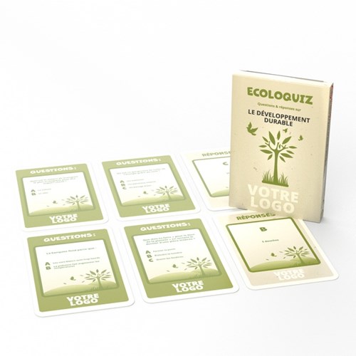Jeu "Ecoloquiz" - 44 cartes sur l'écologie