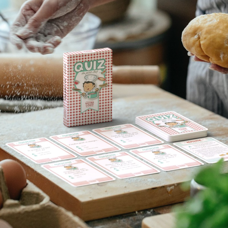 Jeu "Quiz du petit chef" - 44 cartes sur la cuisine - 2