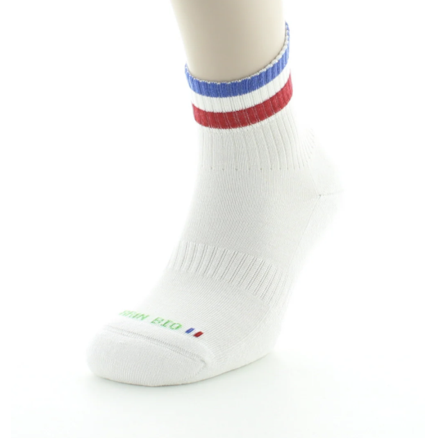 Paire de chaussettes socquettes unisexe coton bio Made in France - 3