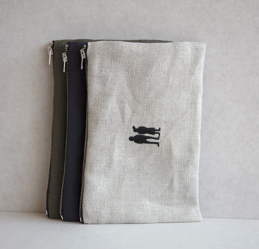 Pochette en lin Made in France - 3