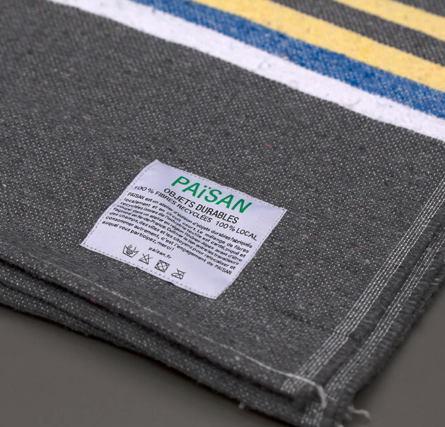 Couverture en fibres recyclées Made in France - 4