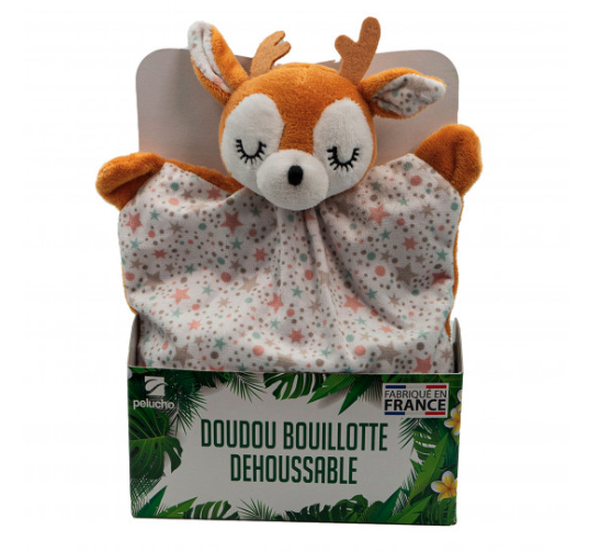 Doudou bouillotte déhoussable Made in France - 3