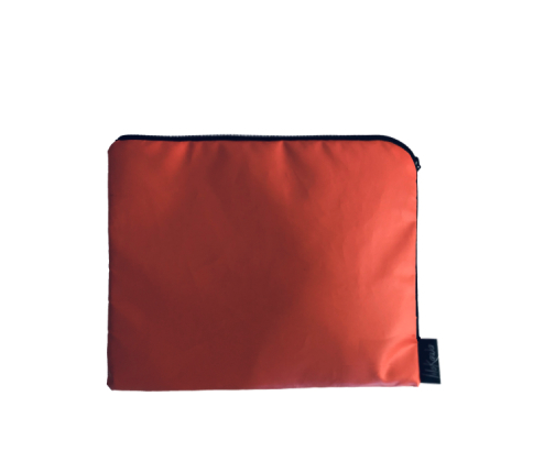 Housse ordinateur 15" en bâche ou kakemono upcyclé - 3