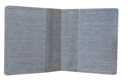 Porte carte en toile de store ou bâche upcyclée - 2