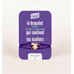 Bracelet et médaillon en bois made in France  - Manifesto Soutien Scolaire - 2