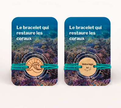 Bracelet et médaillon en bois made in France  - Agir Océans - 3