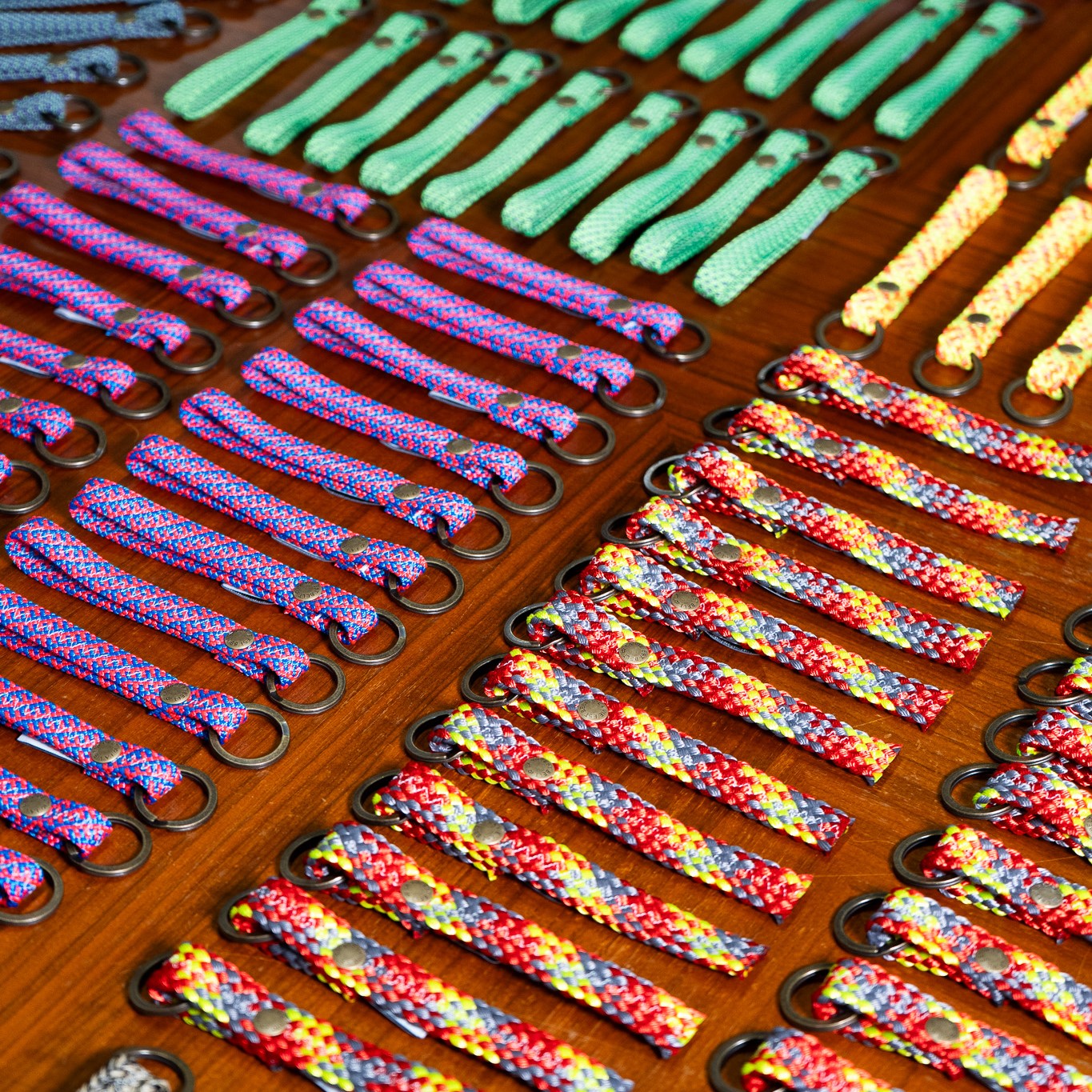 Porte-clés en corde d'escalade upcyclée made in France - 9