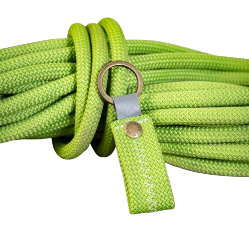 Porte-clés en corde d'escalade upcyclée made in France