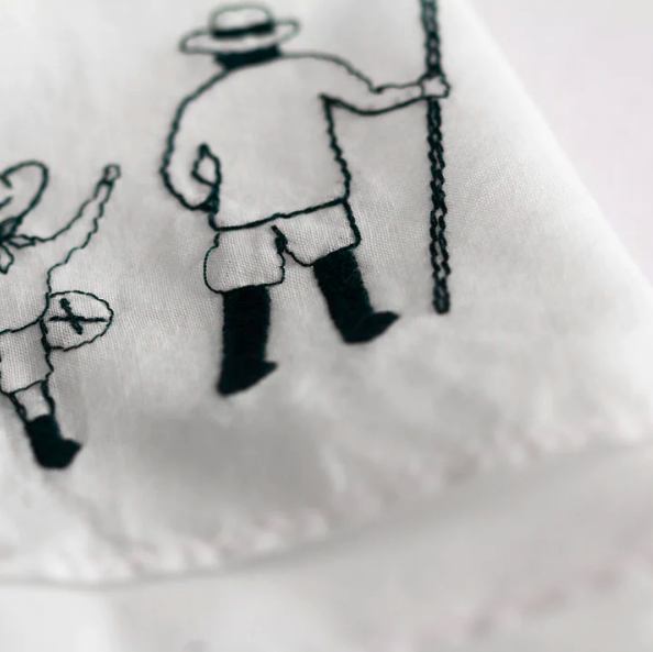 Mouchoir blanc Made in France coton biologique - 5