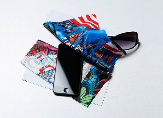 Essuie-lunettes en microfibres recyclées - 2