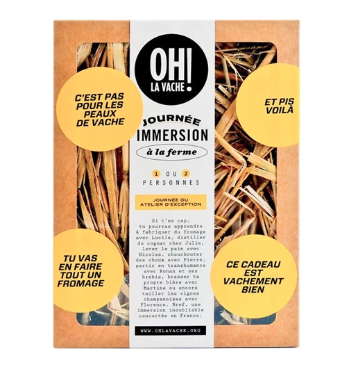 Carte cadeau pour Séjours Participatifs à la ferme - format coffret - 2