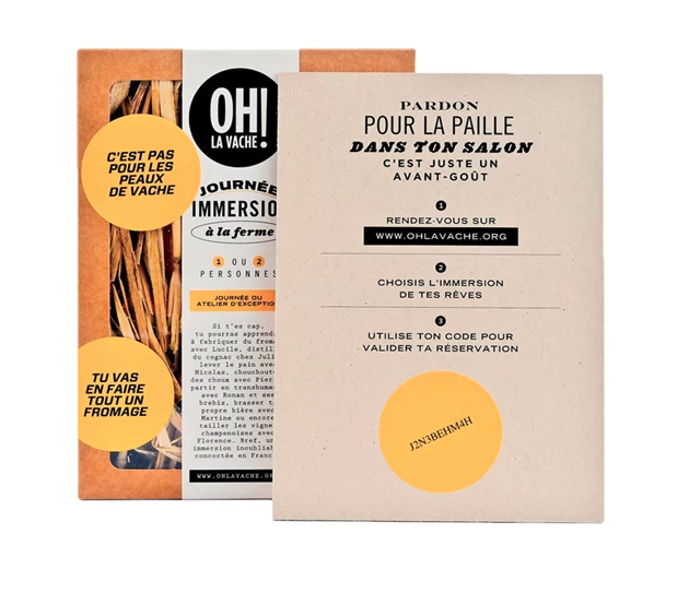 Carte cadeau pour Séjours Participatifs à la ferme - format coffret - 3