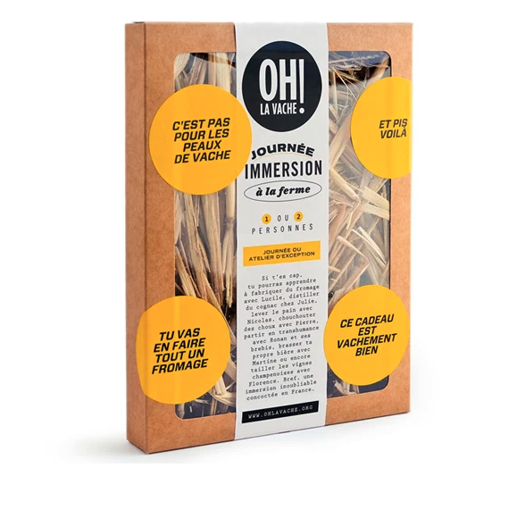 Carte cadeau pour Séjours Participatifs à la ferme - format coffret - 5