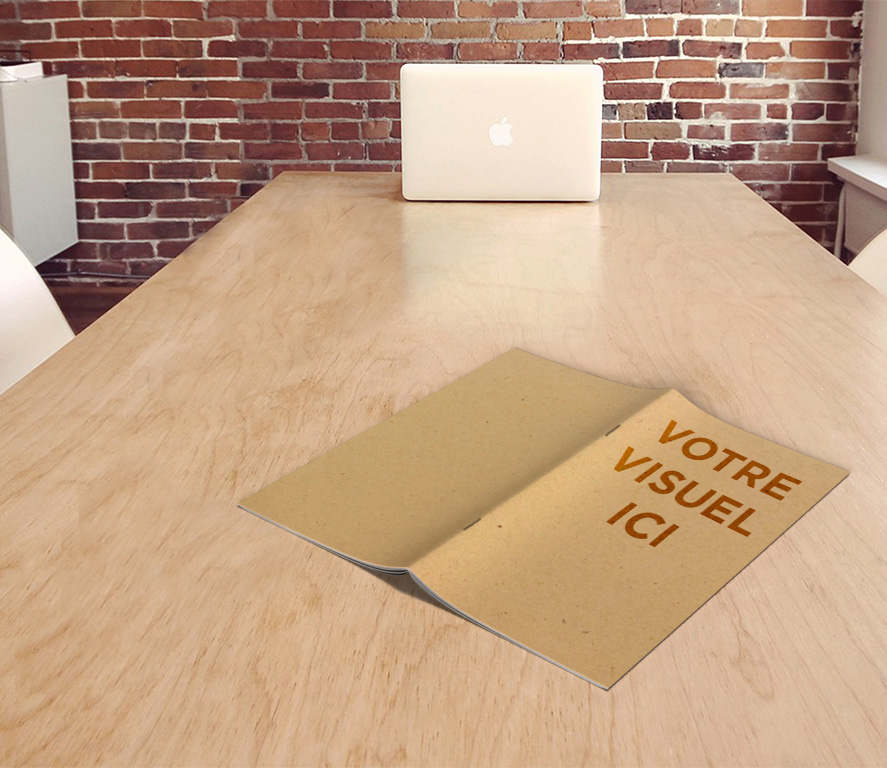 Carnet piqué avec couverture Made in France - 2