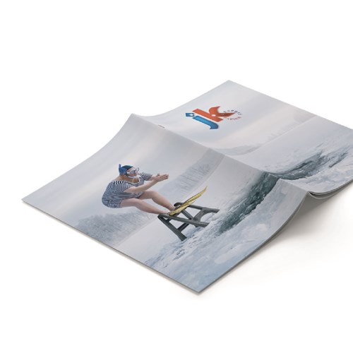 Carnet A5 piqué 2 points métal avec couverture FSC Made in France