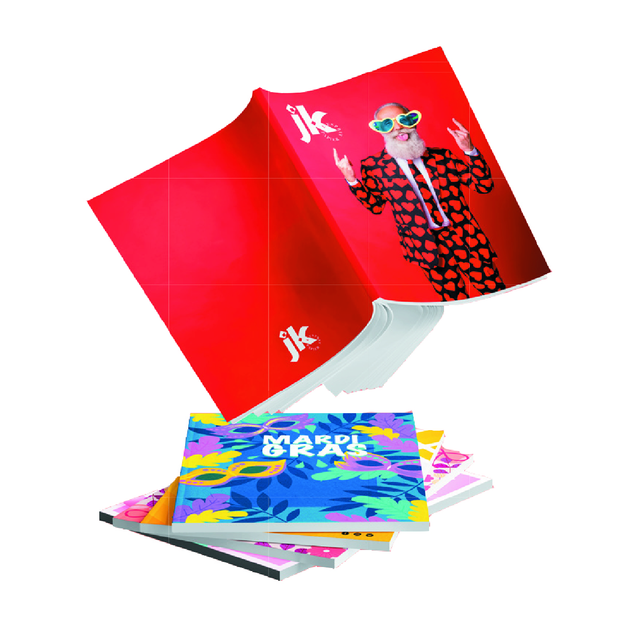 Bloc A5 dos carré collé avec couverture Made in France