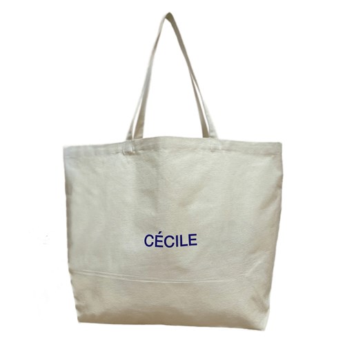 Cabas Cécile XL made in France en coton bio et recyclé