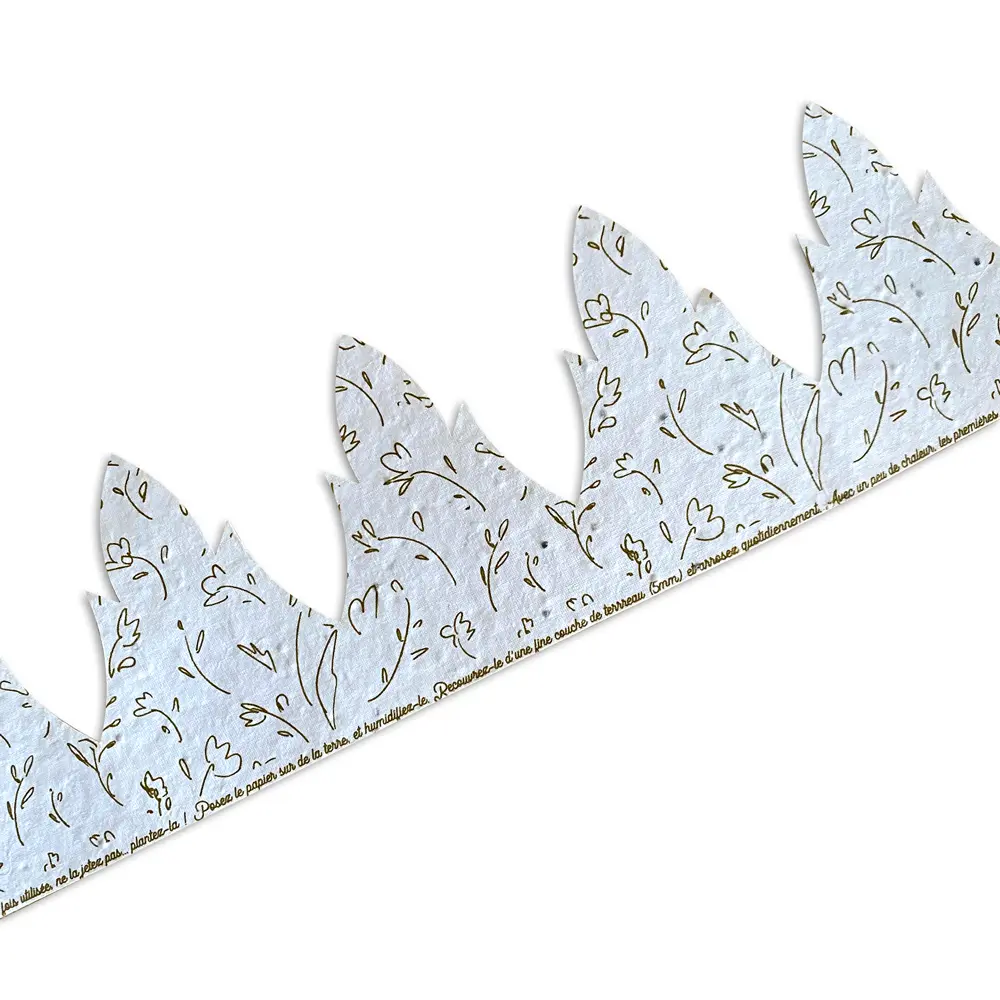 Couronne épiphanie en papier ensemencé à planter - 270 gr - 4
