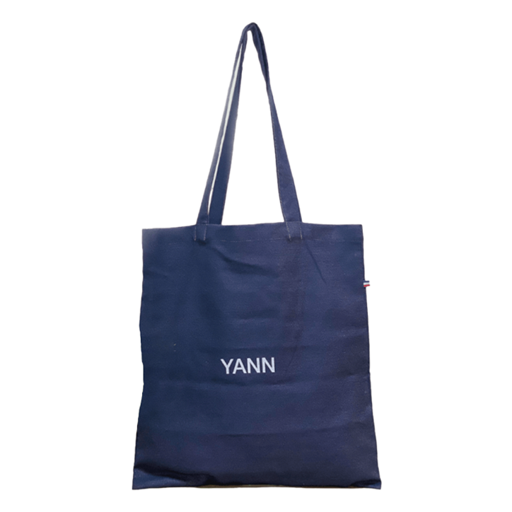 Tote bag imitation jean en fibres recyclées Made in France - Yann