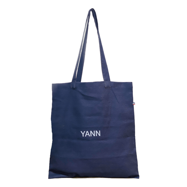 Tote bag imitation jean en fibres recyclées Made in France - Yann