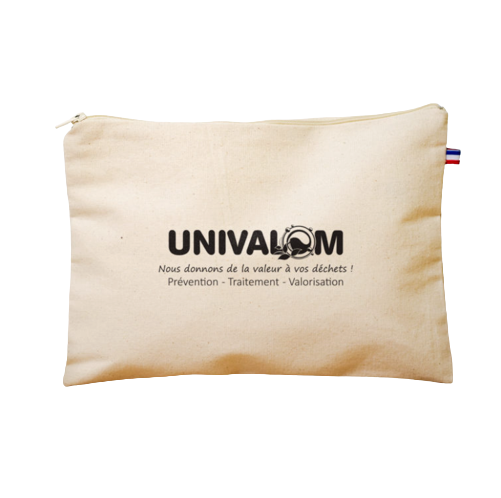 Trousse en coton confectionnée en France - Marcel