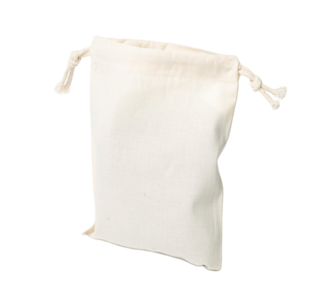 Pochon personnalisable en coton bio avec cordelette (15 x 20 cm)