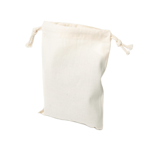 Pochon personnalisable en coton bio avec cordelette (15 x 20 cm)