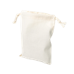 Pochon personnalisable en coton bio avec cordelette (15 x 20 cm)