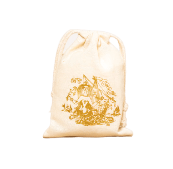 Pochon personnalisable en coton bio avec cordelette (15 x 15 cm)