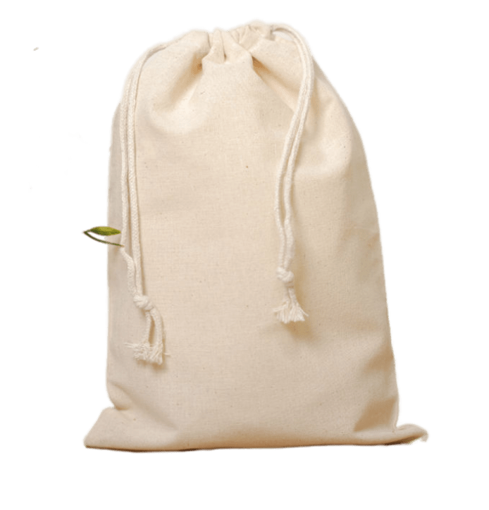 Pochon personnalisable en coton bio avec cordelette (20 x 30 cm) - 2